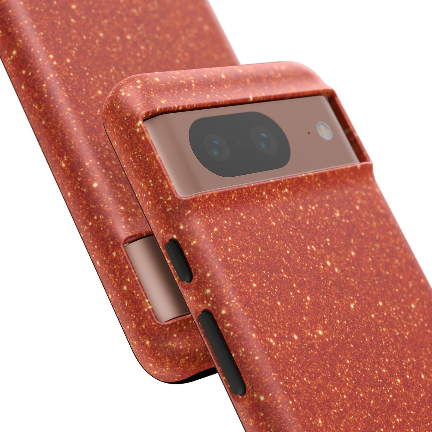 Portofino Orange Glitter Case