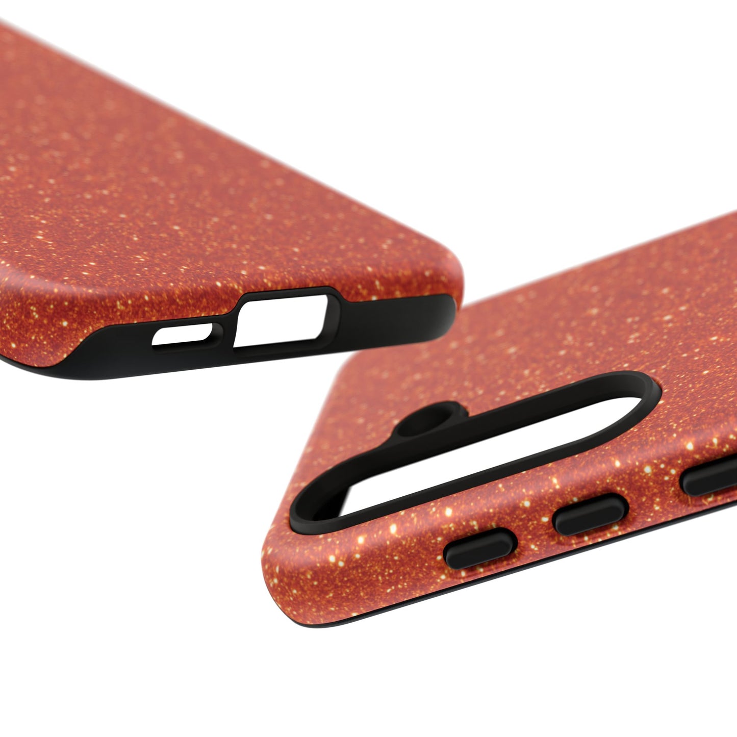 Portofino Orange Glitter Case