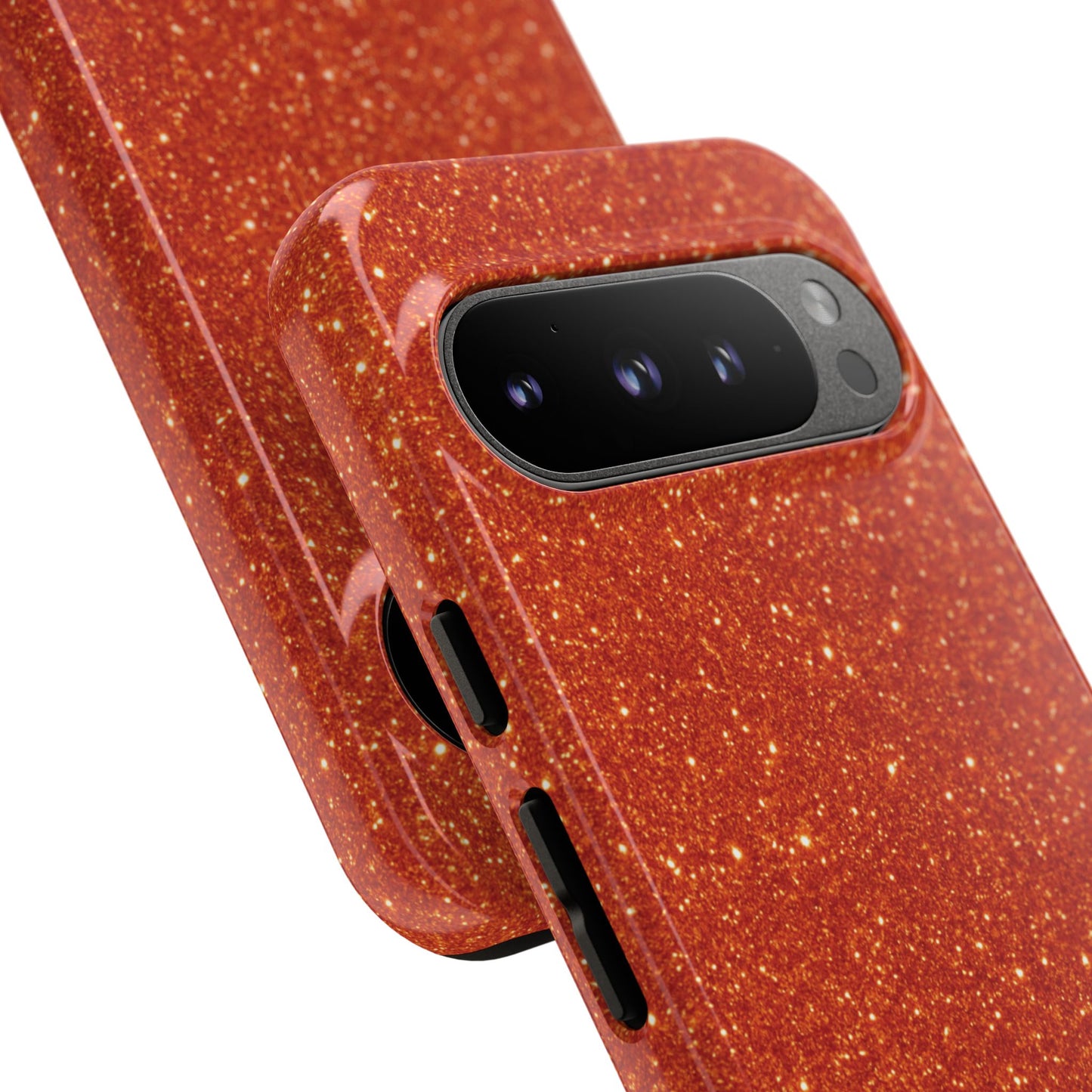 Portofino Orange Glitter Case