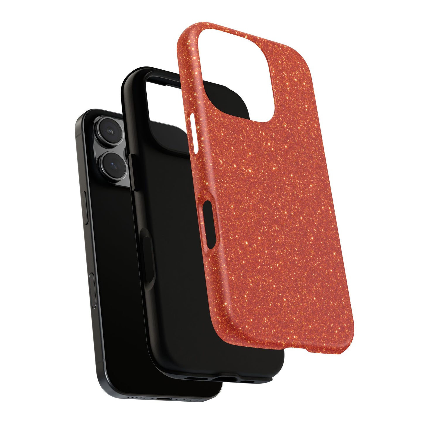 Portofino Orange Glitter Case