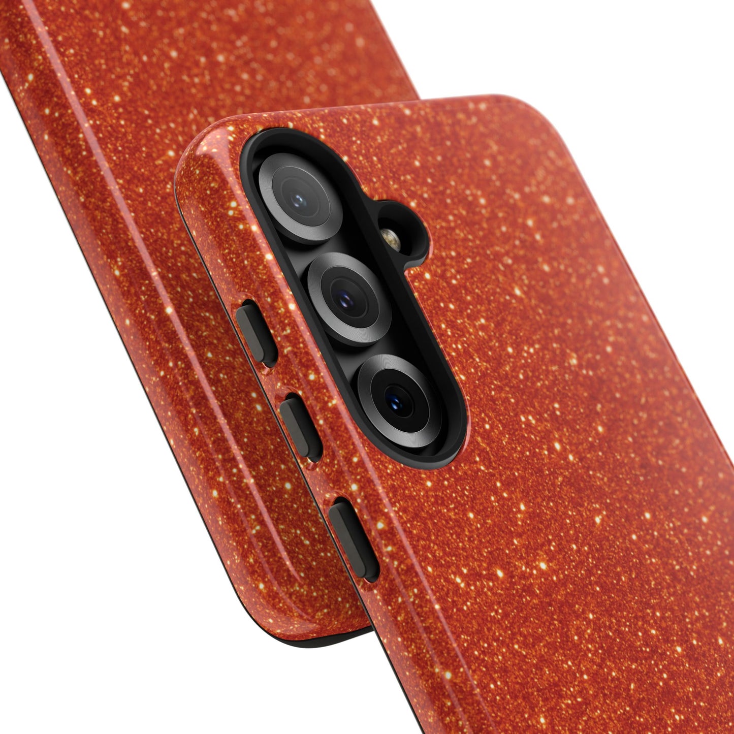 Portofino Orange Glitter Case