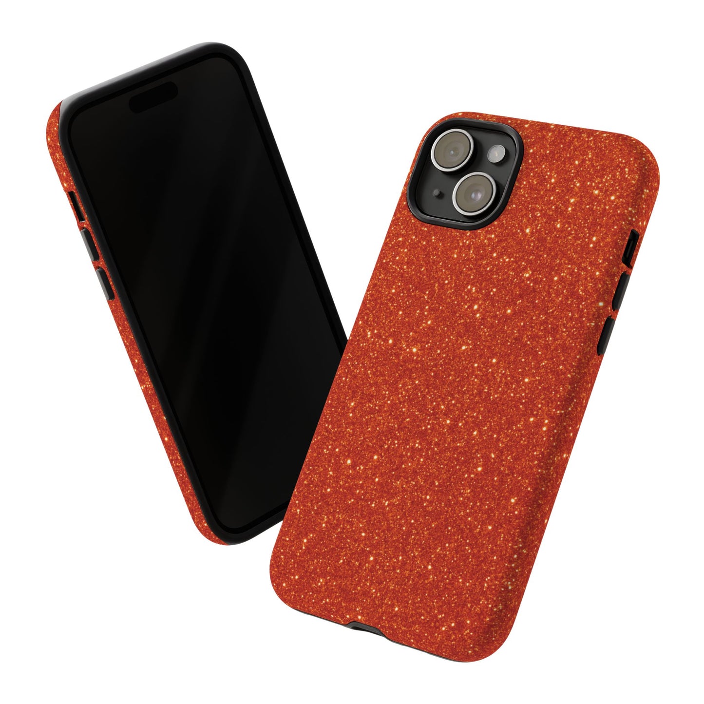 Portofino Orange Glitter Case