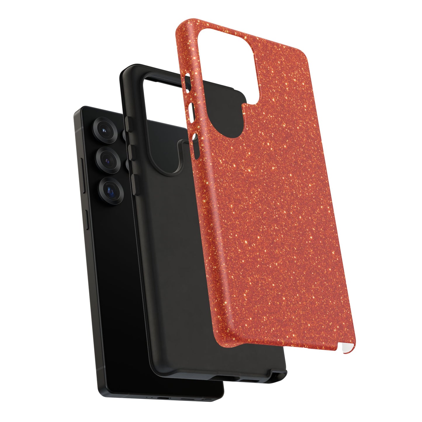 Portofino Orange Glitter Case