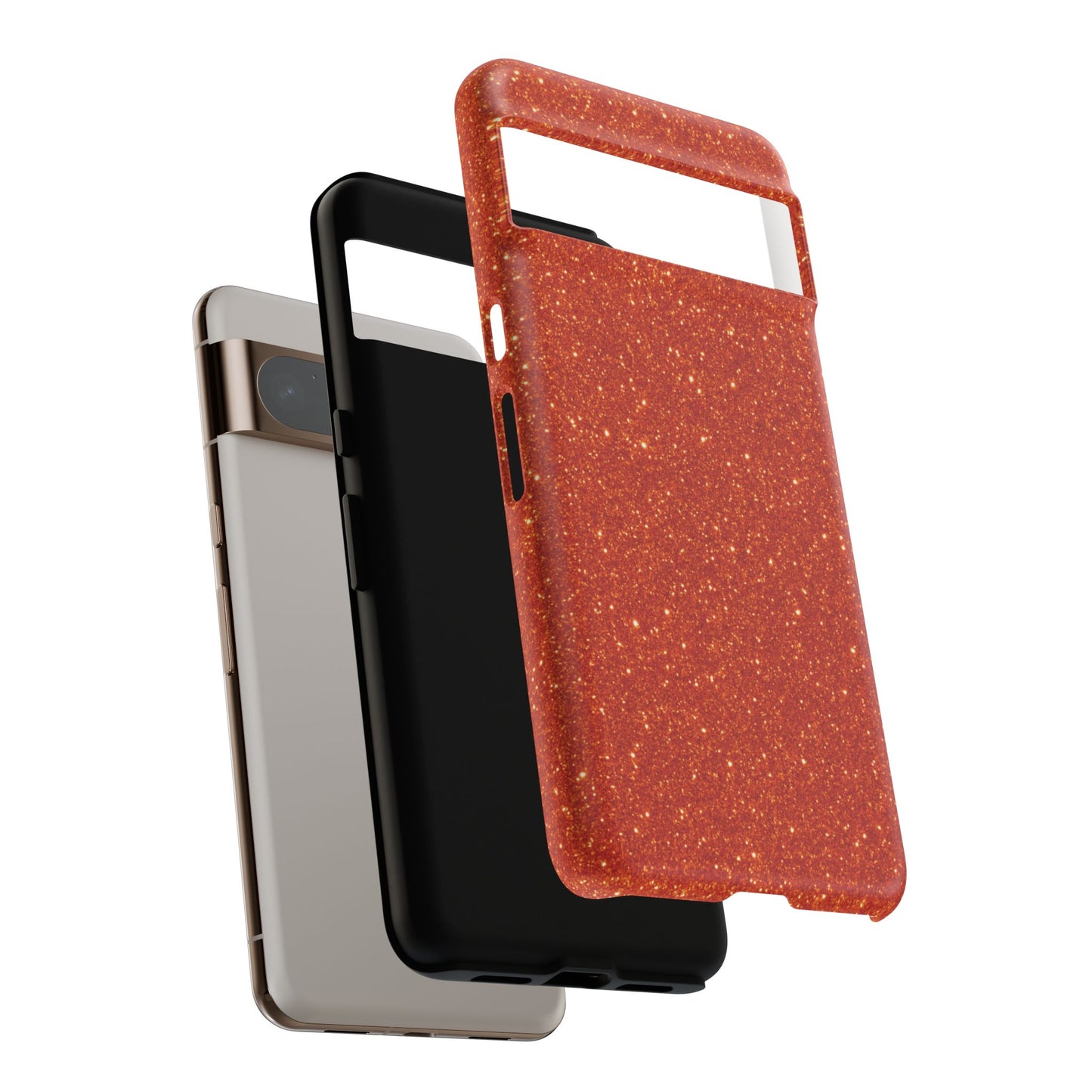 Portofino Orange Glitter Case