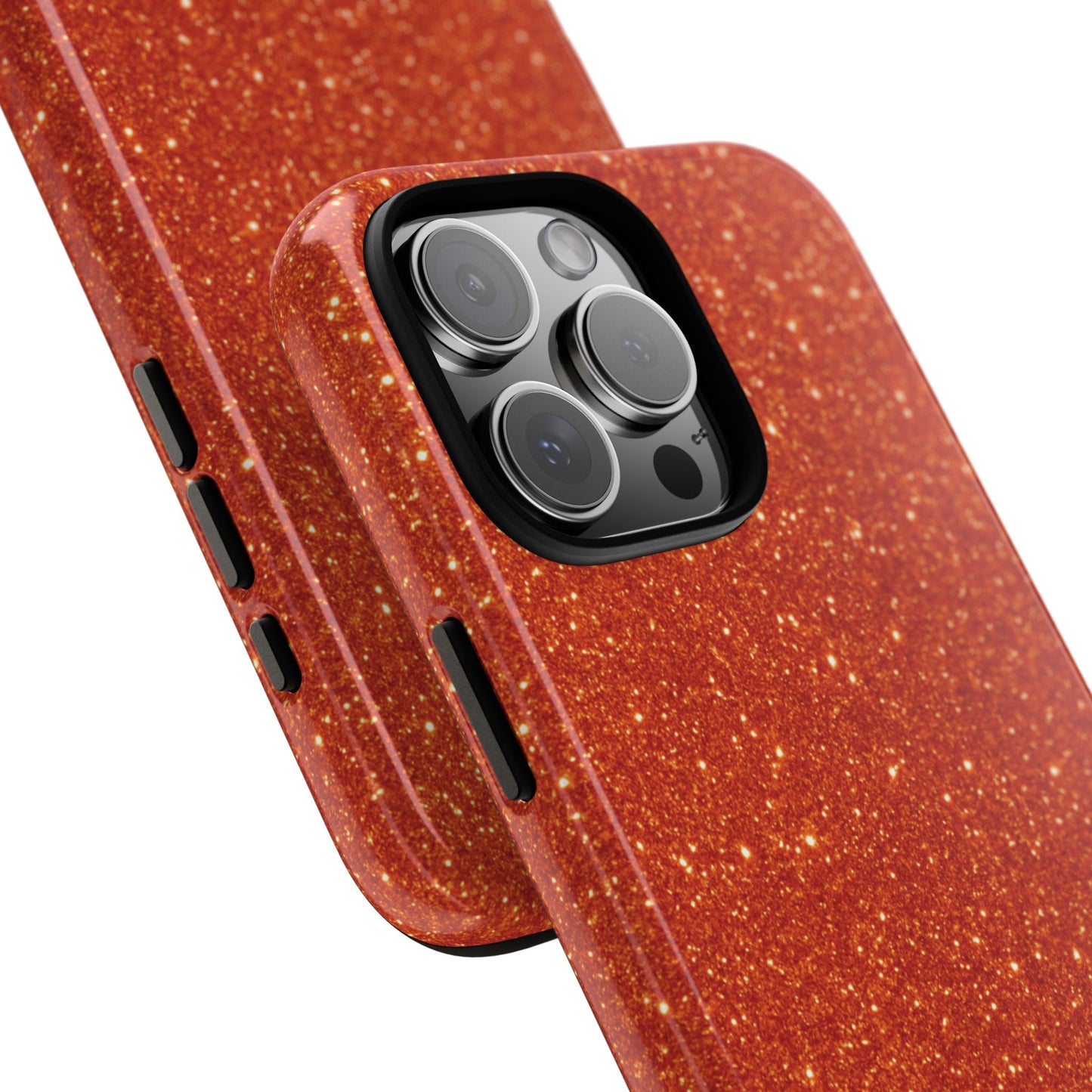 Portofino Orange Glitter Case