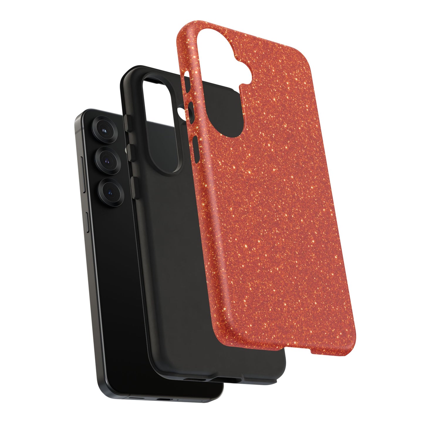 Portofino Orange Glitter Case