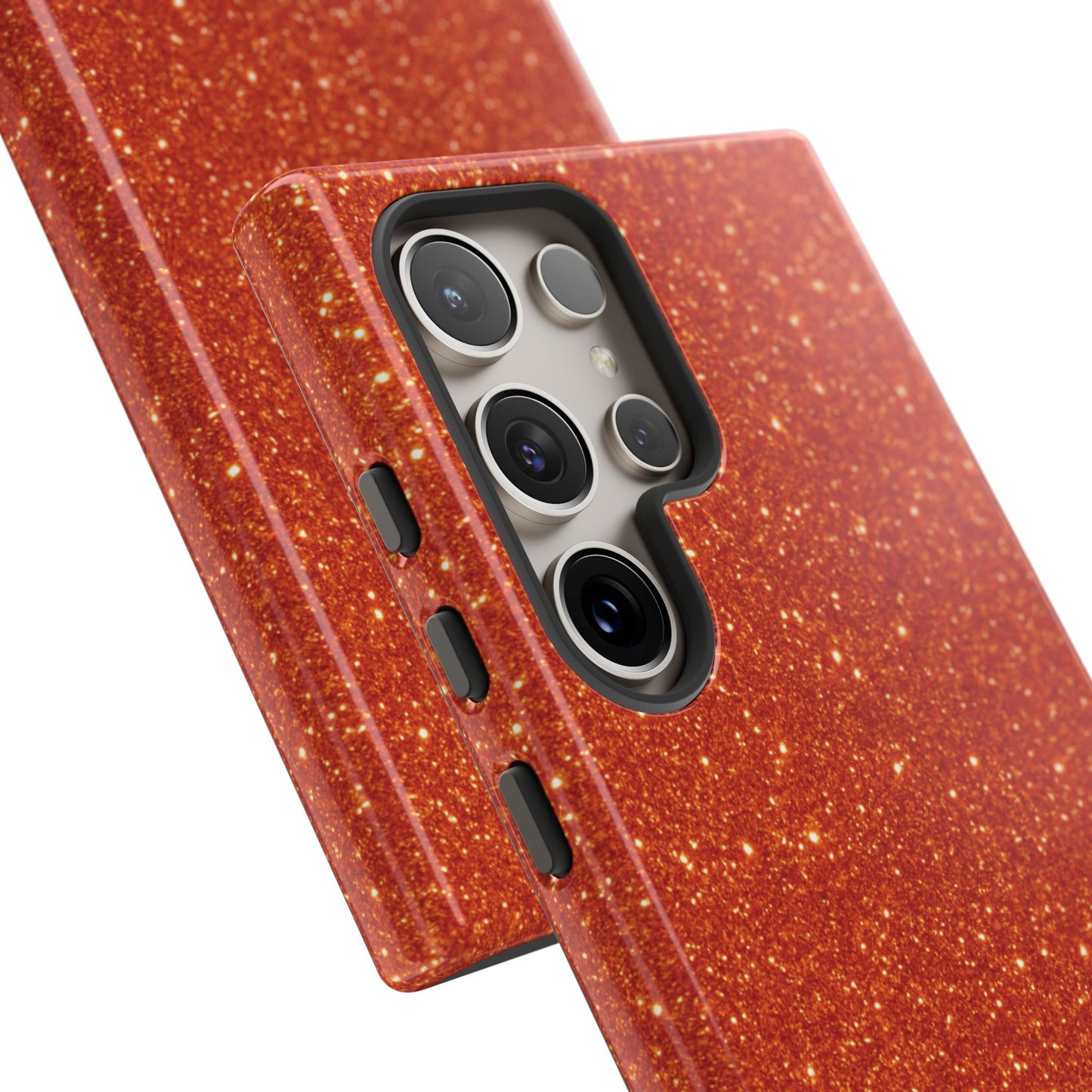 Portofino Orange Glitter Case
