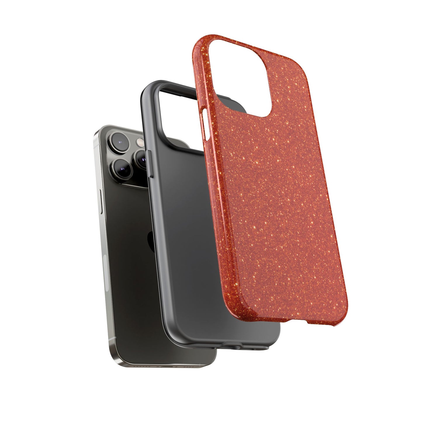 Portofino Orange Glitter Case
