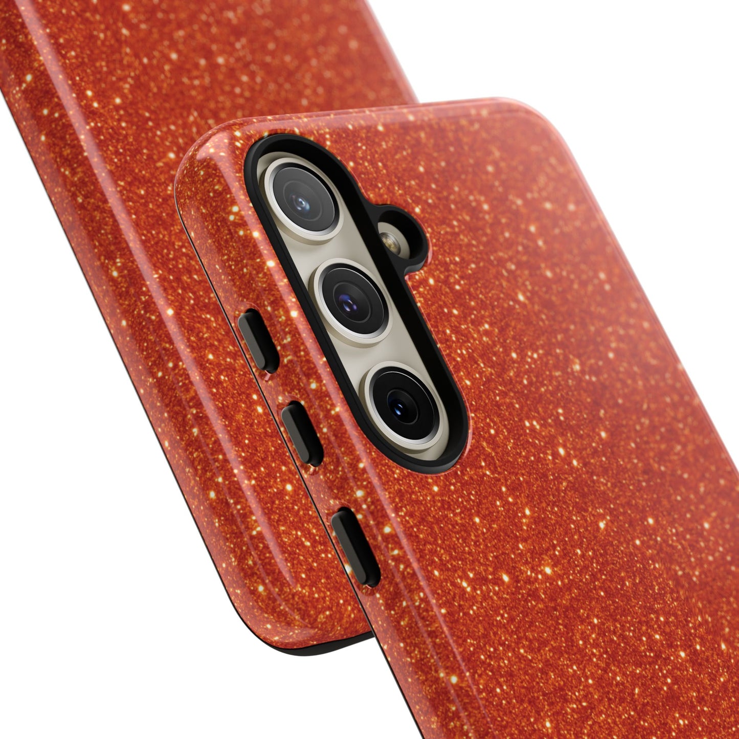 Portofino Orange Glitter Case