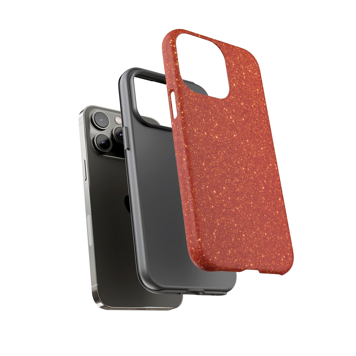Portofino Orange Glitter Case