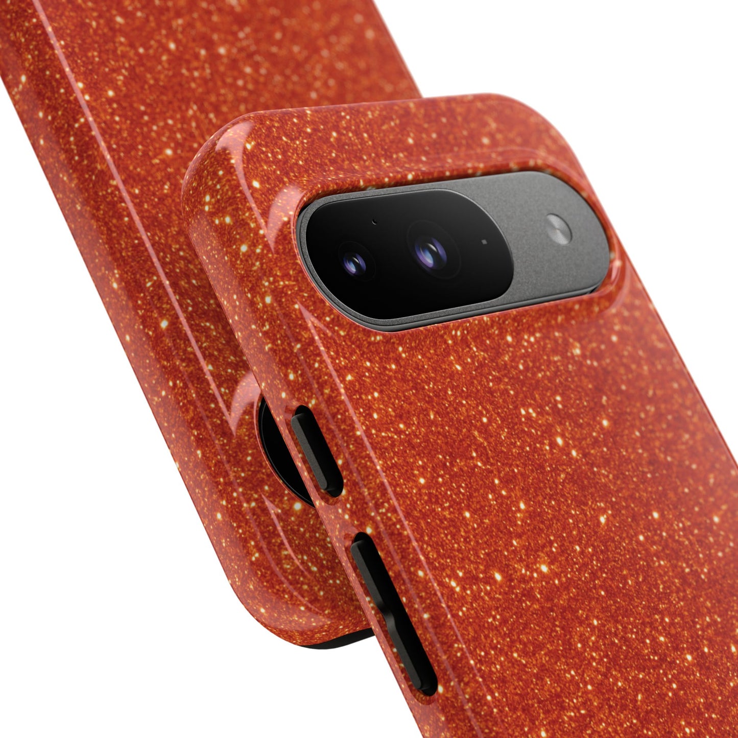 Portofino Orange Glitter Case