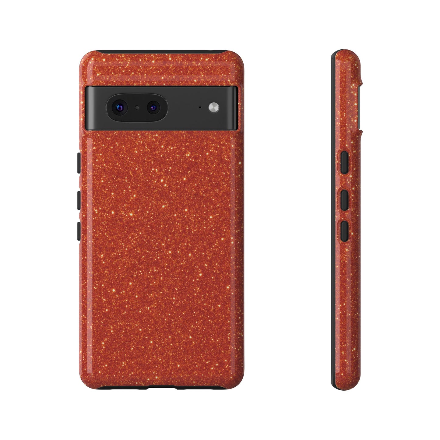 Portofino Orange Glitter Case