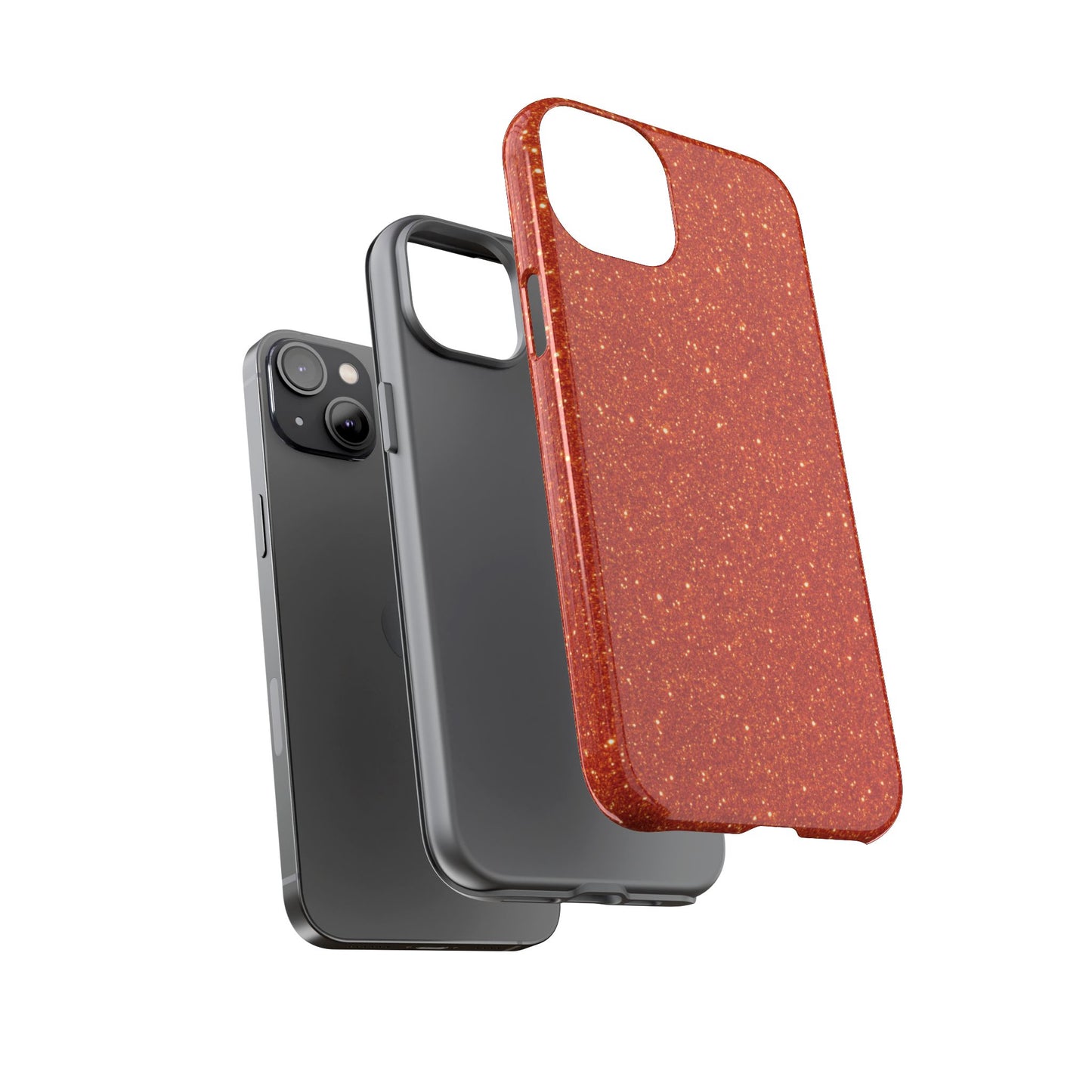 Portofino Orange Glitter Case