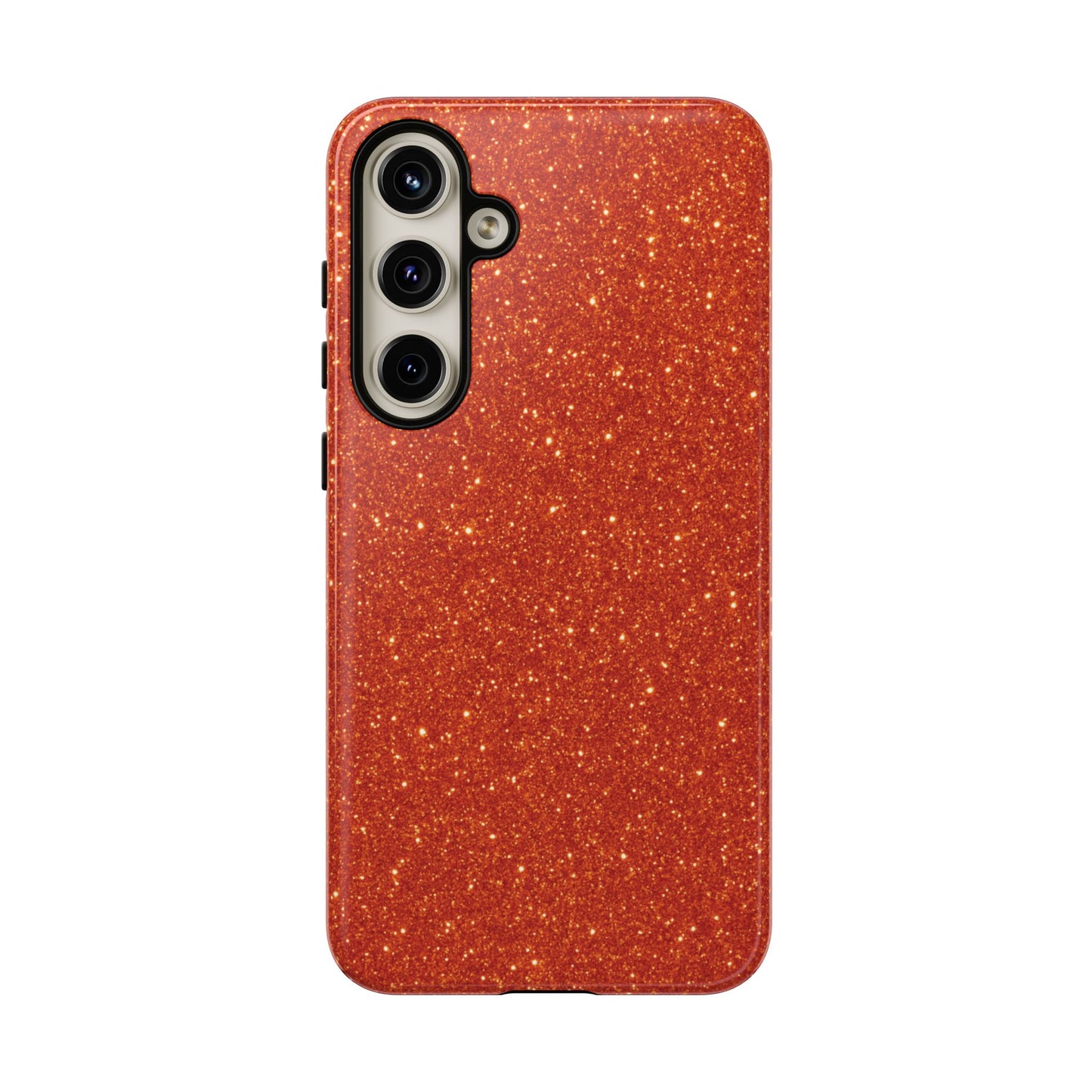 Portofino Orange Glitter Case