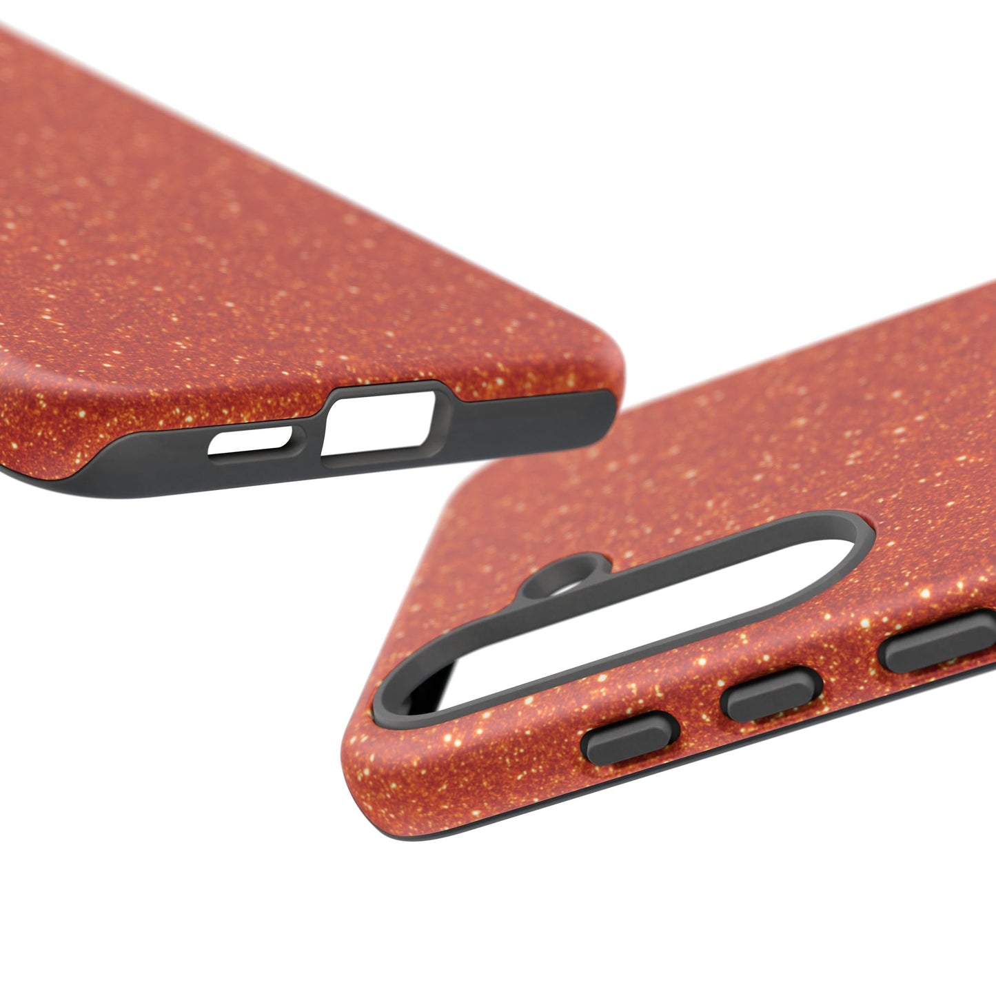 Portofino Orange Glitter Case