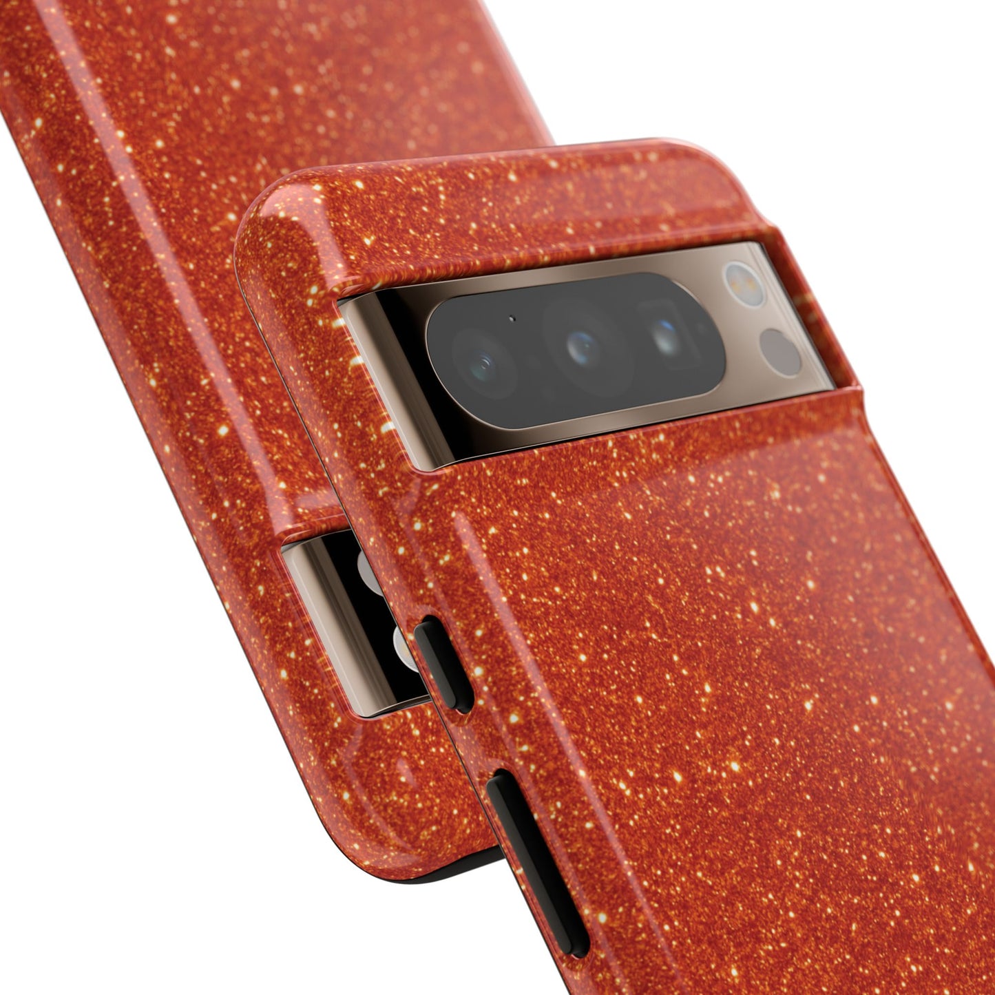 Portofino Orange Glitter Case