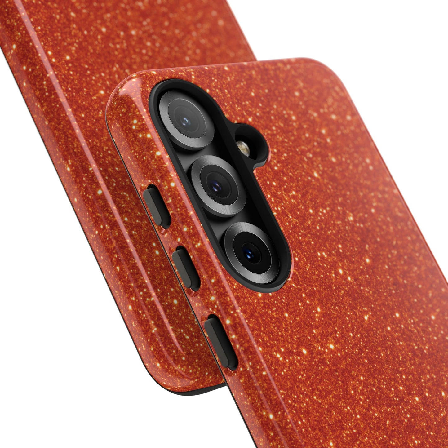 Portofino Orange Glitter Case