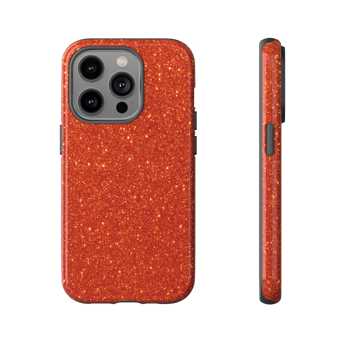 Portofino Orange Glitter Case