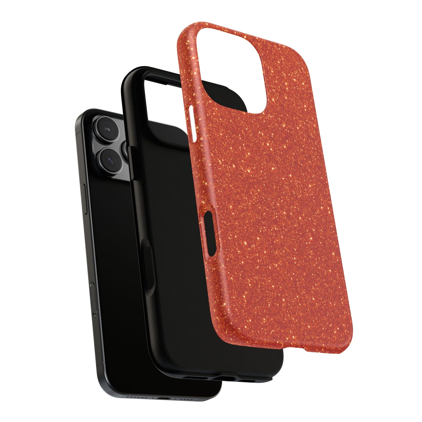 Portofino Orange Glitter Case