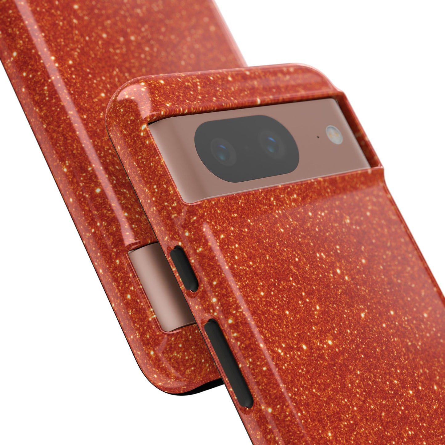 Portofino Orange Glitter Case