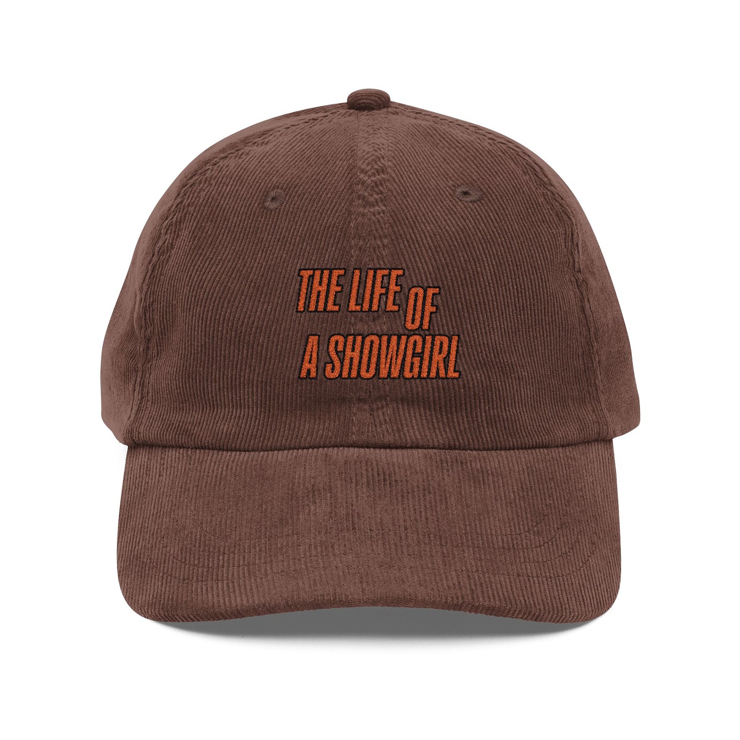 Vintage Embroidered Corduroy Cap