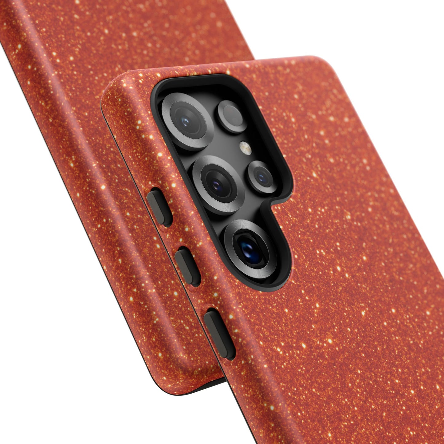 Portofino Orange Glitter Case