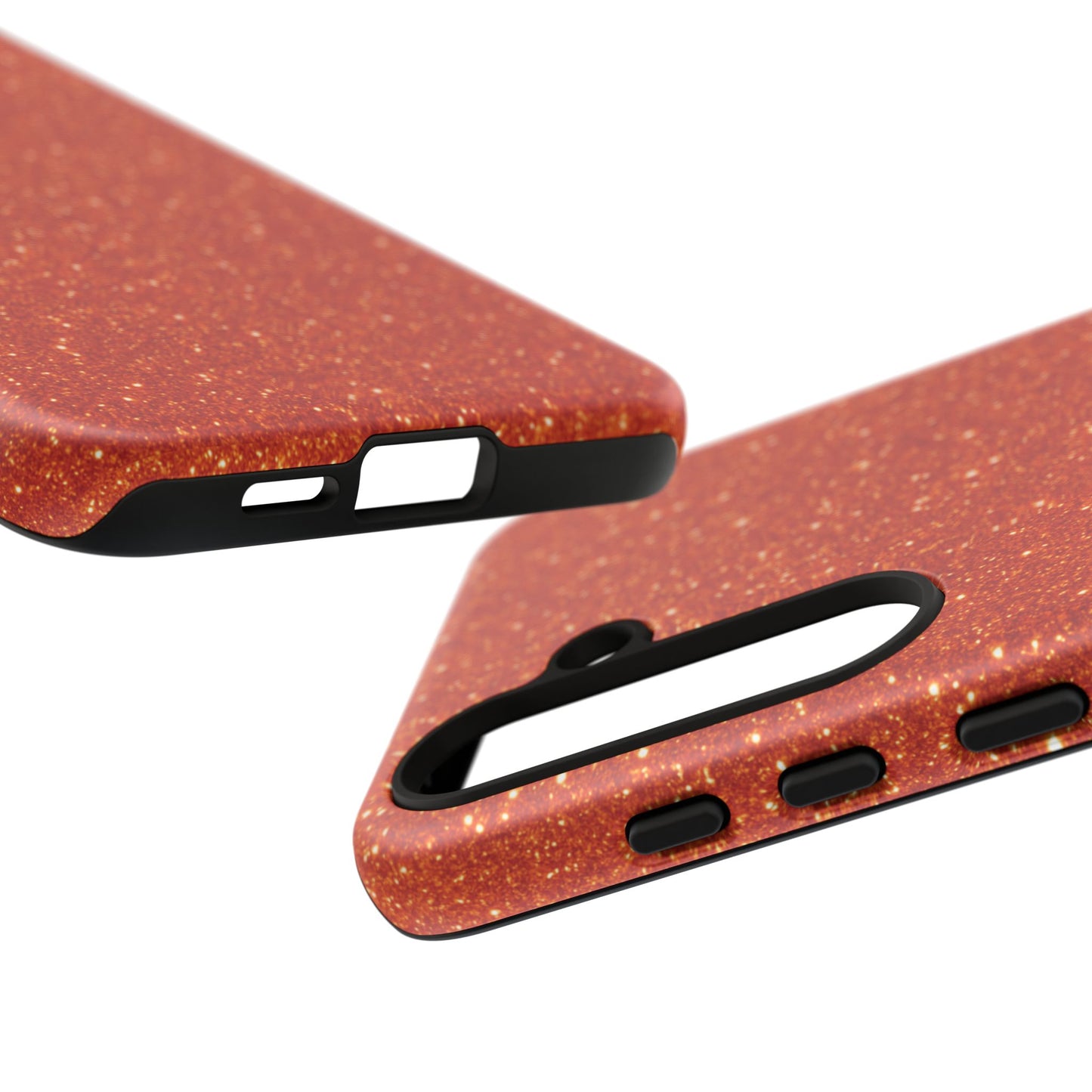 Portofino Orange Glitter Case