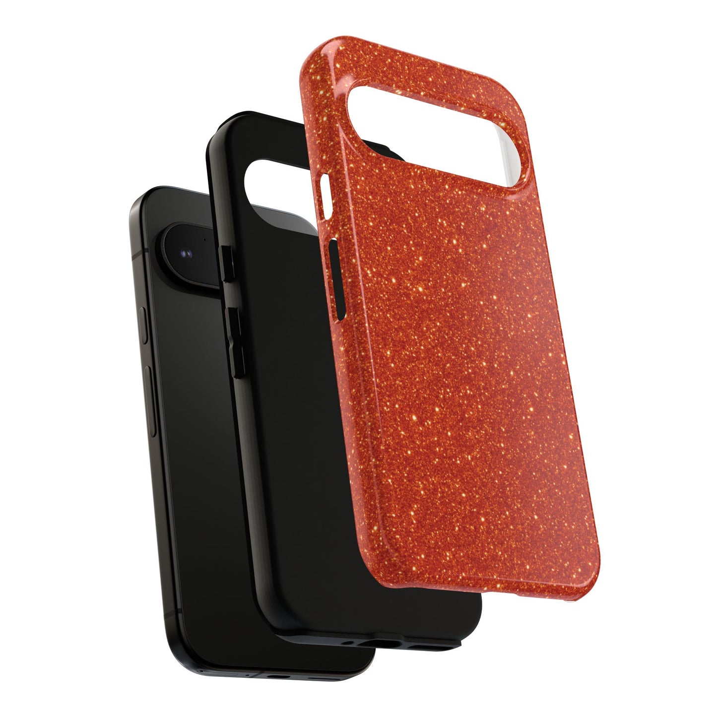 Portofino Orange Glitter Case