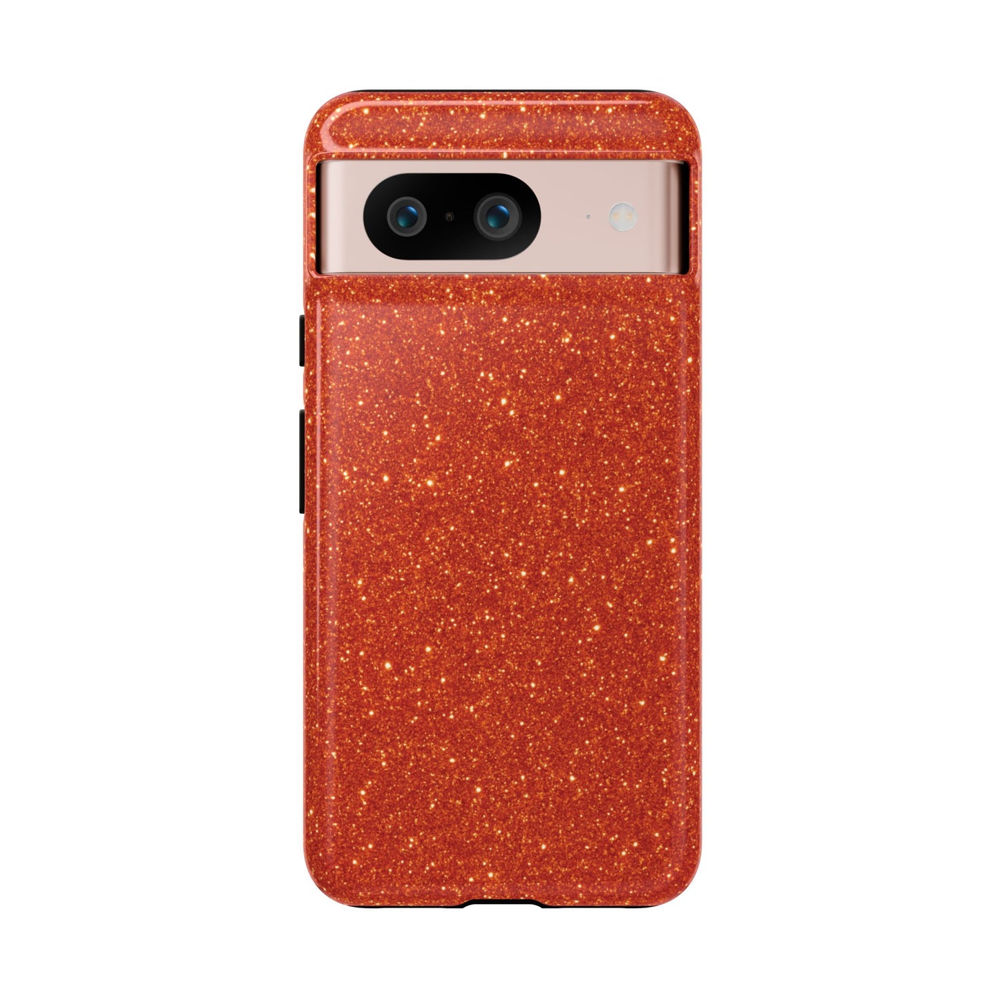 Portofino Orange Glitter Case