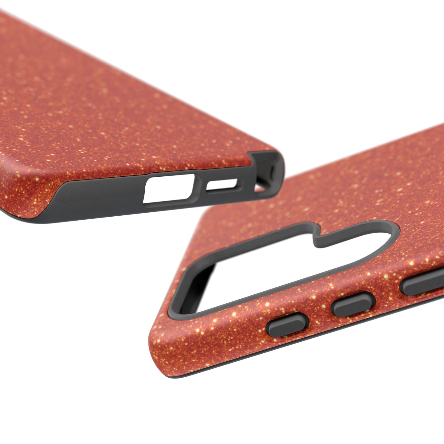 Portofino Orange Glitter Case