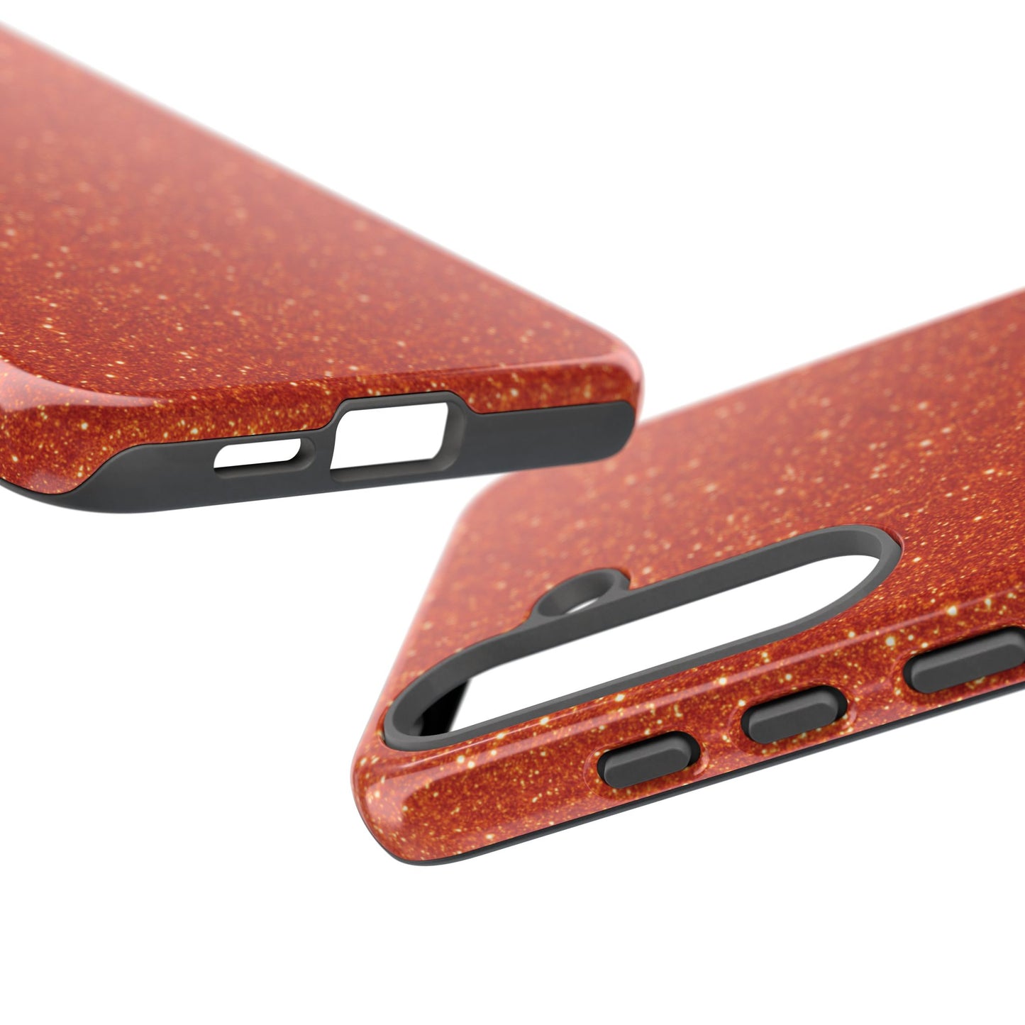 Portofino Orange Glitter Case