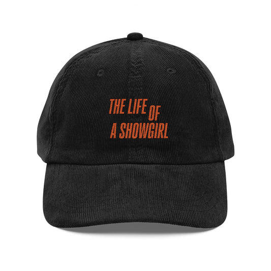 Vintage Embroidered Corduroy Cap