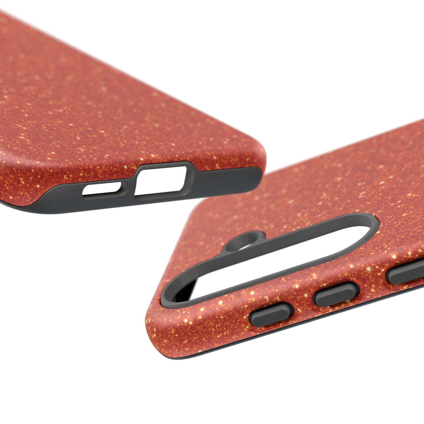 Portofino Orange Glitter Case