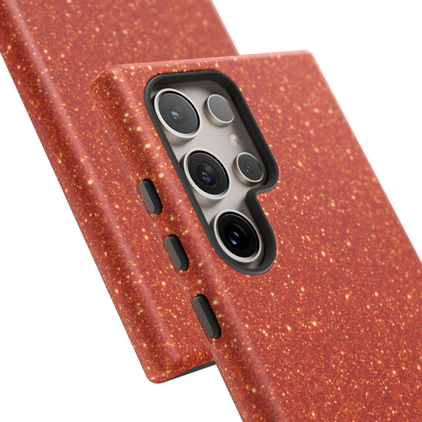 Portofino Orange Glitter Case