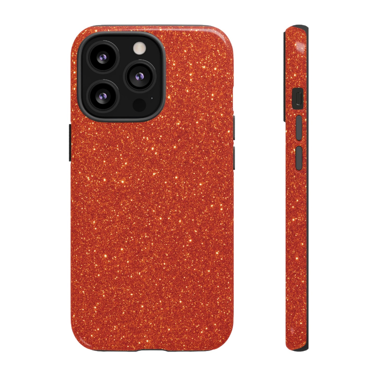 Portofino Orange Glitter Case