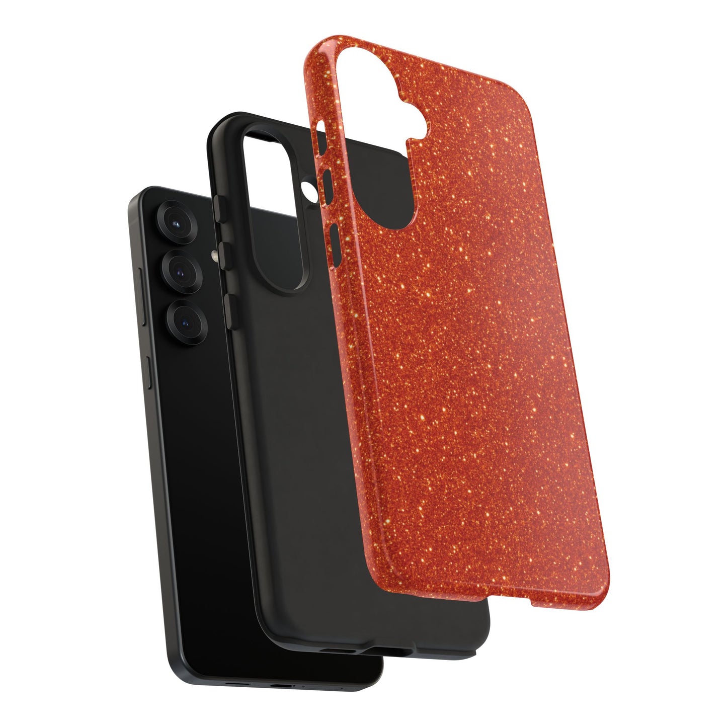 Portofino Orange Glitter Case