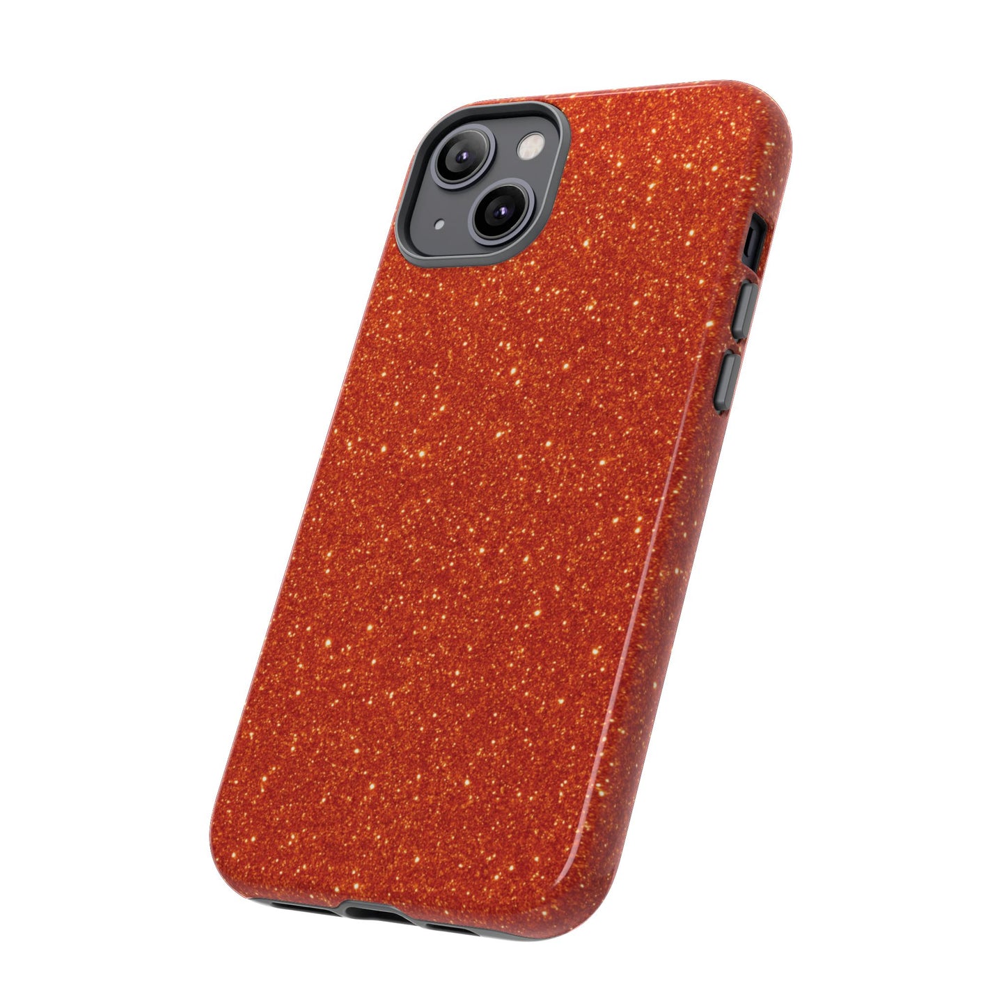 Portofino Orange Glitter Case