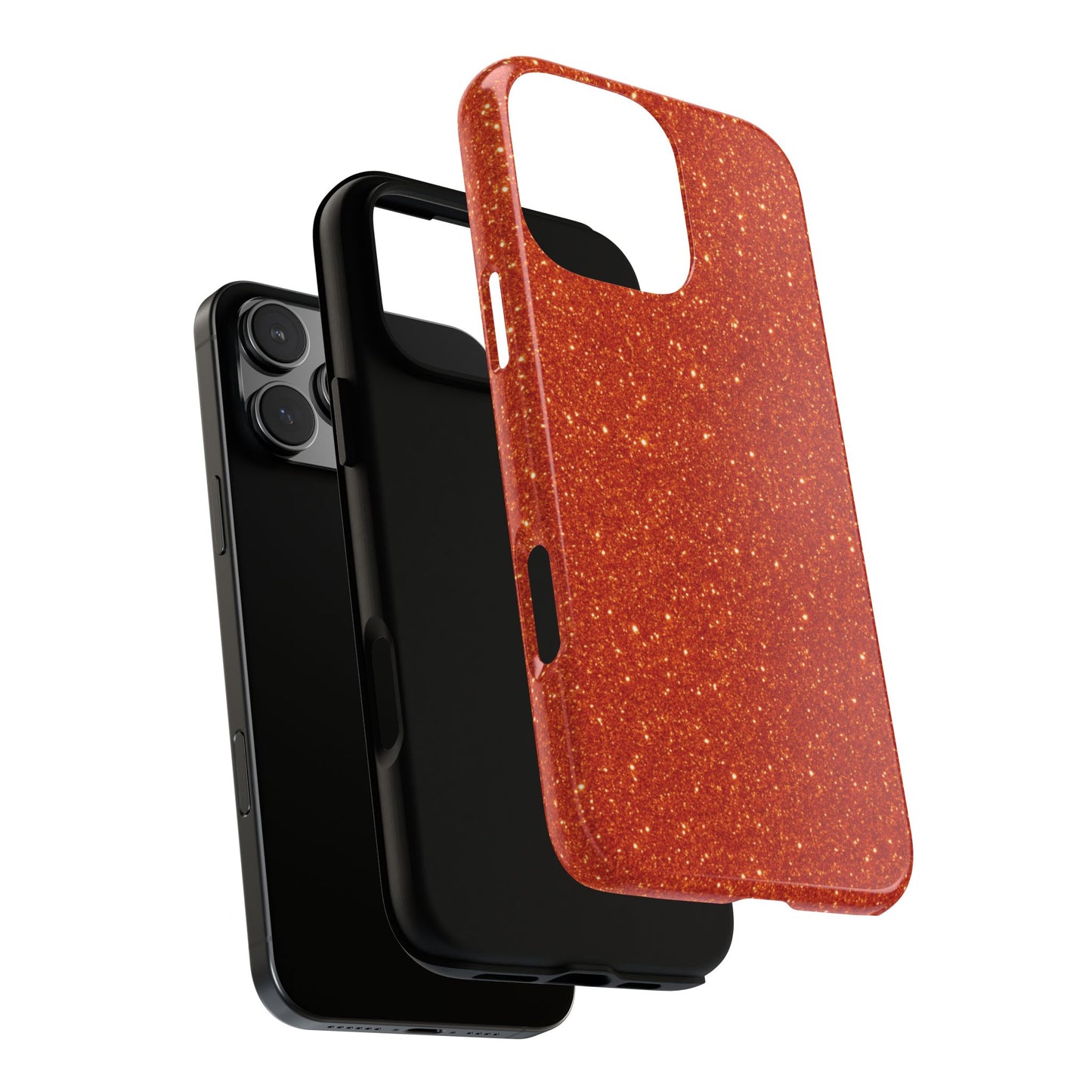 Portofino Orange Glitter Case
