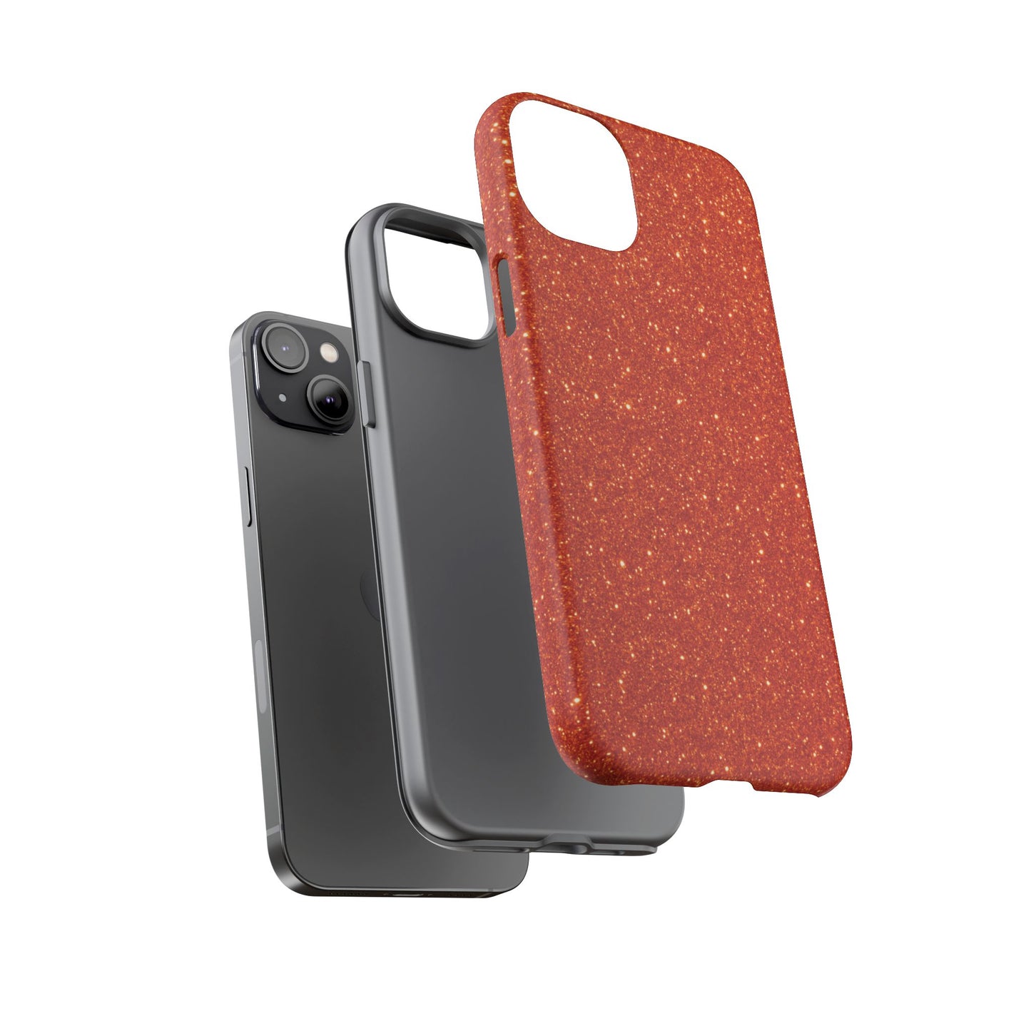 Portofino Orange Glitter Case