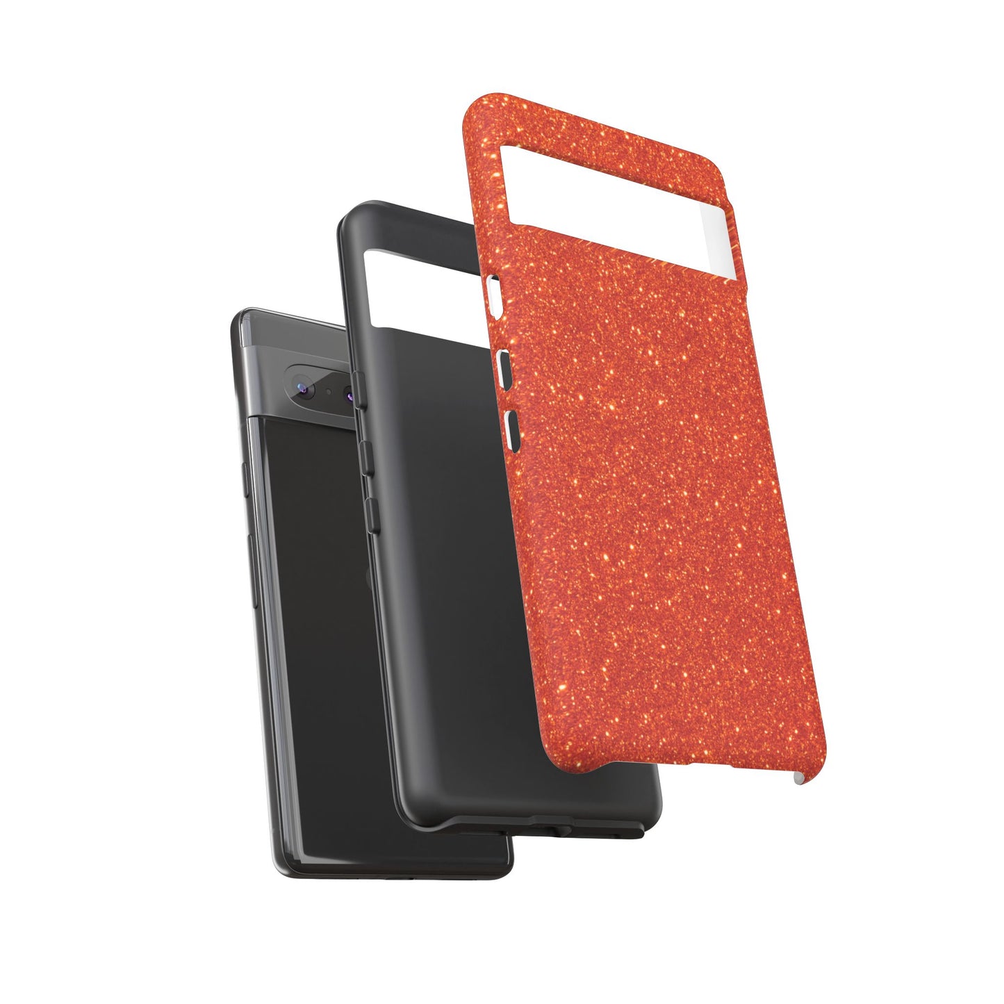 Portofino Orange Glitter Case