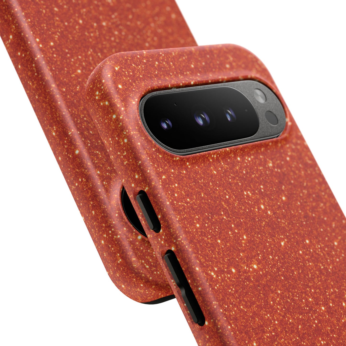 Portofino Orange Glitter Case