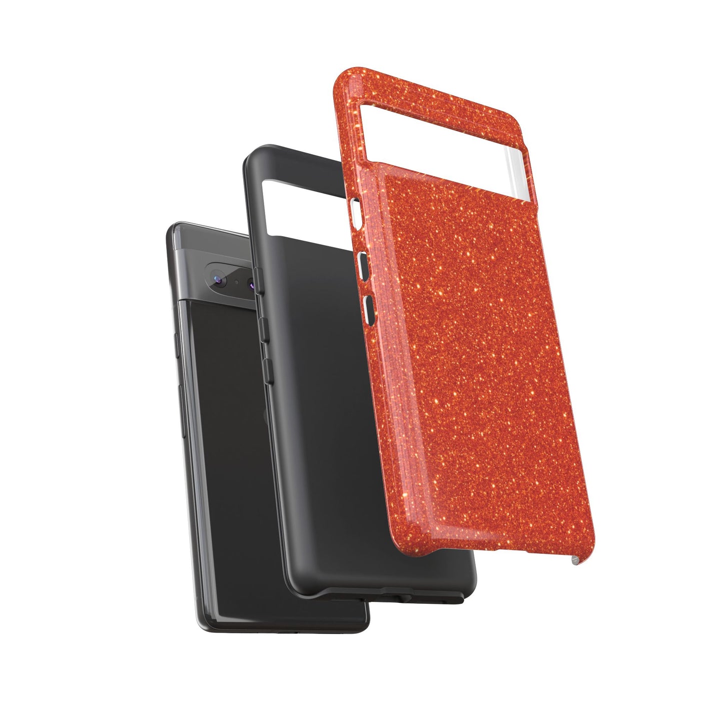 Portofino Orange Glitter Case