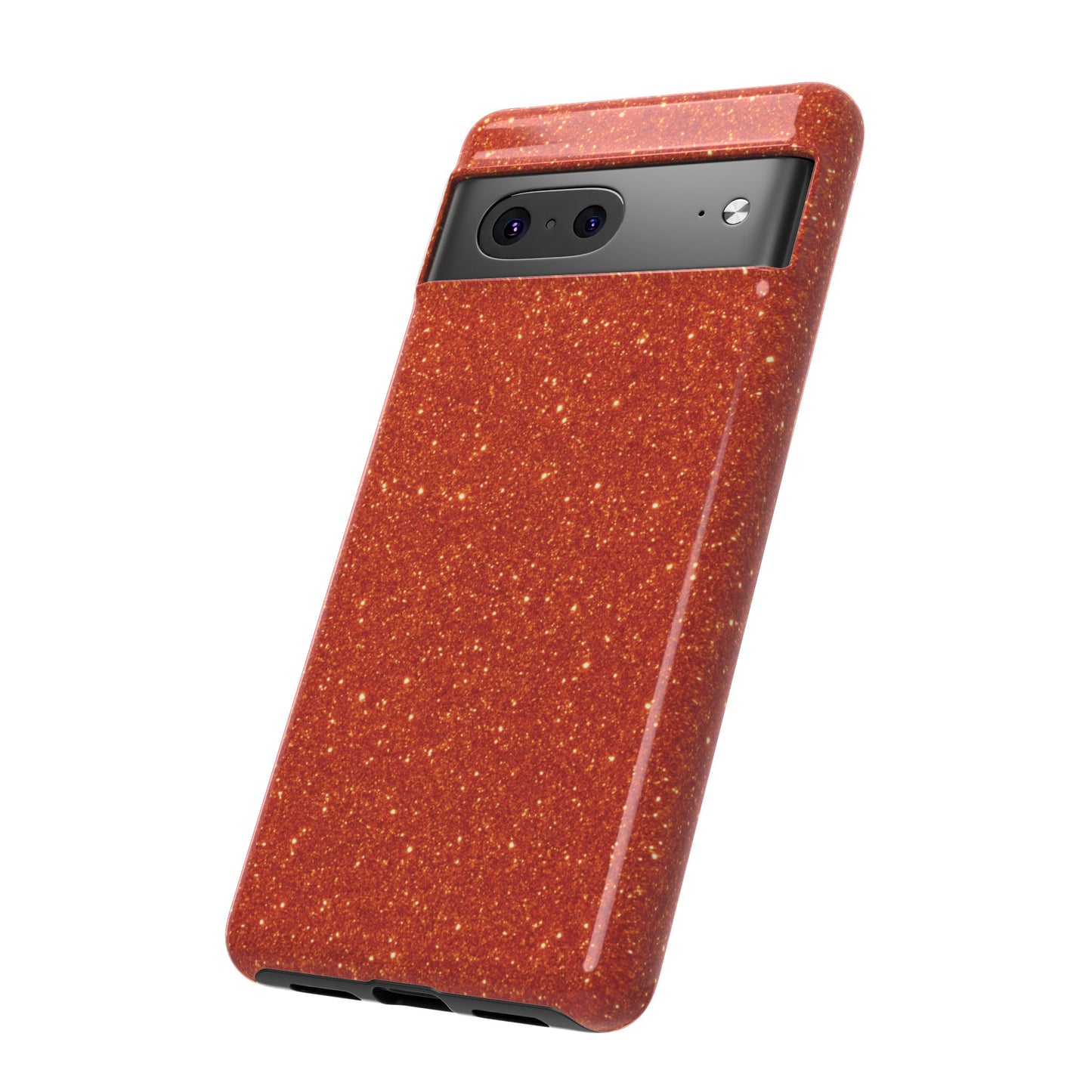 Portofino Orange Glitter Case