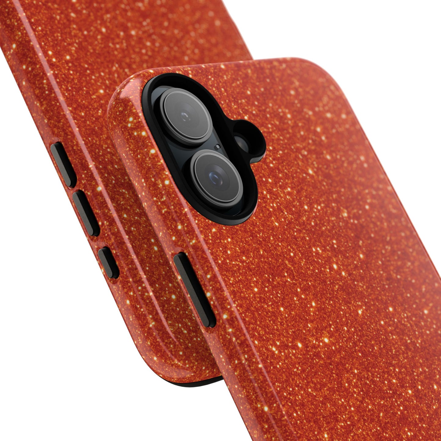 Portofino Orange Glitter Case