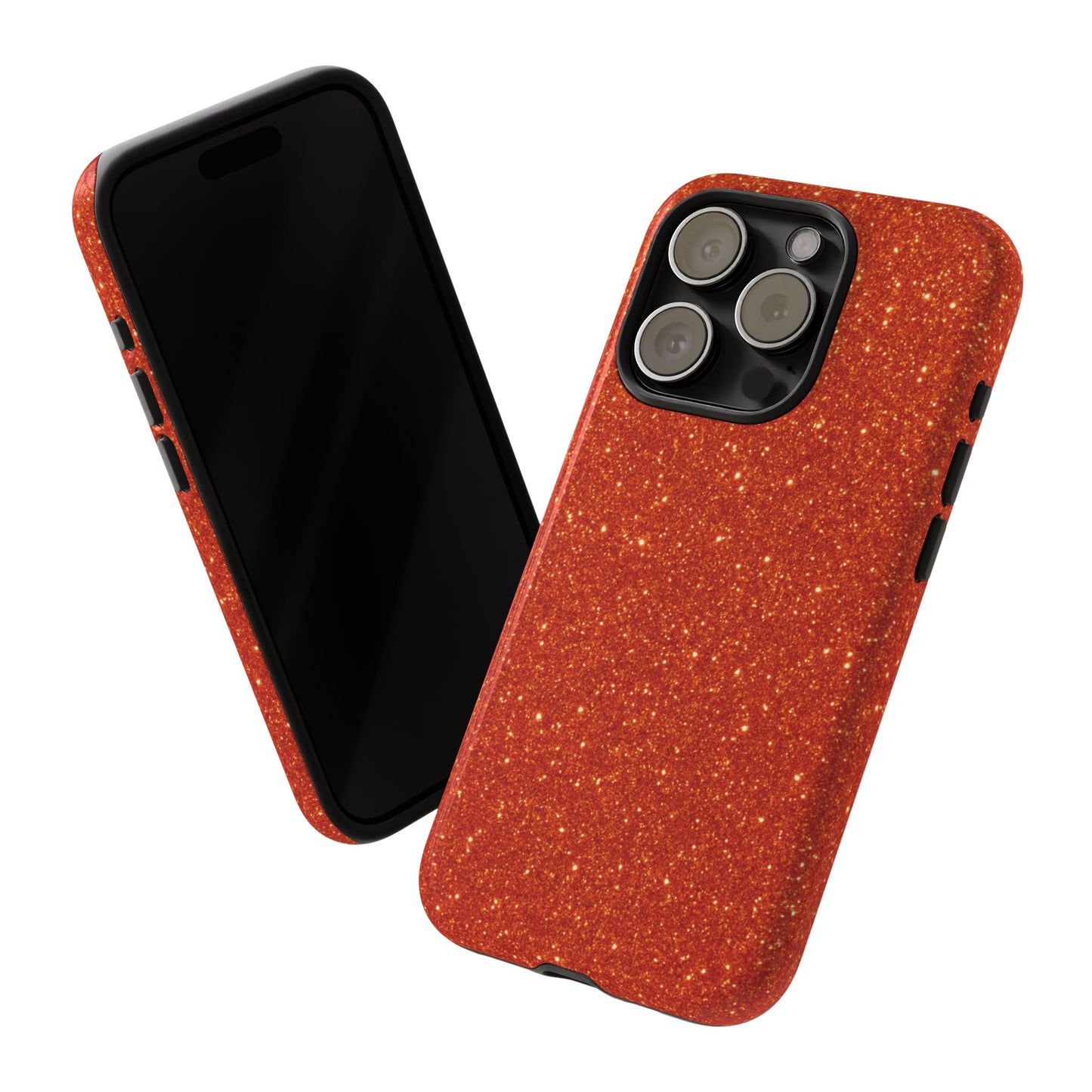 Portofino Orange Glitter Case