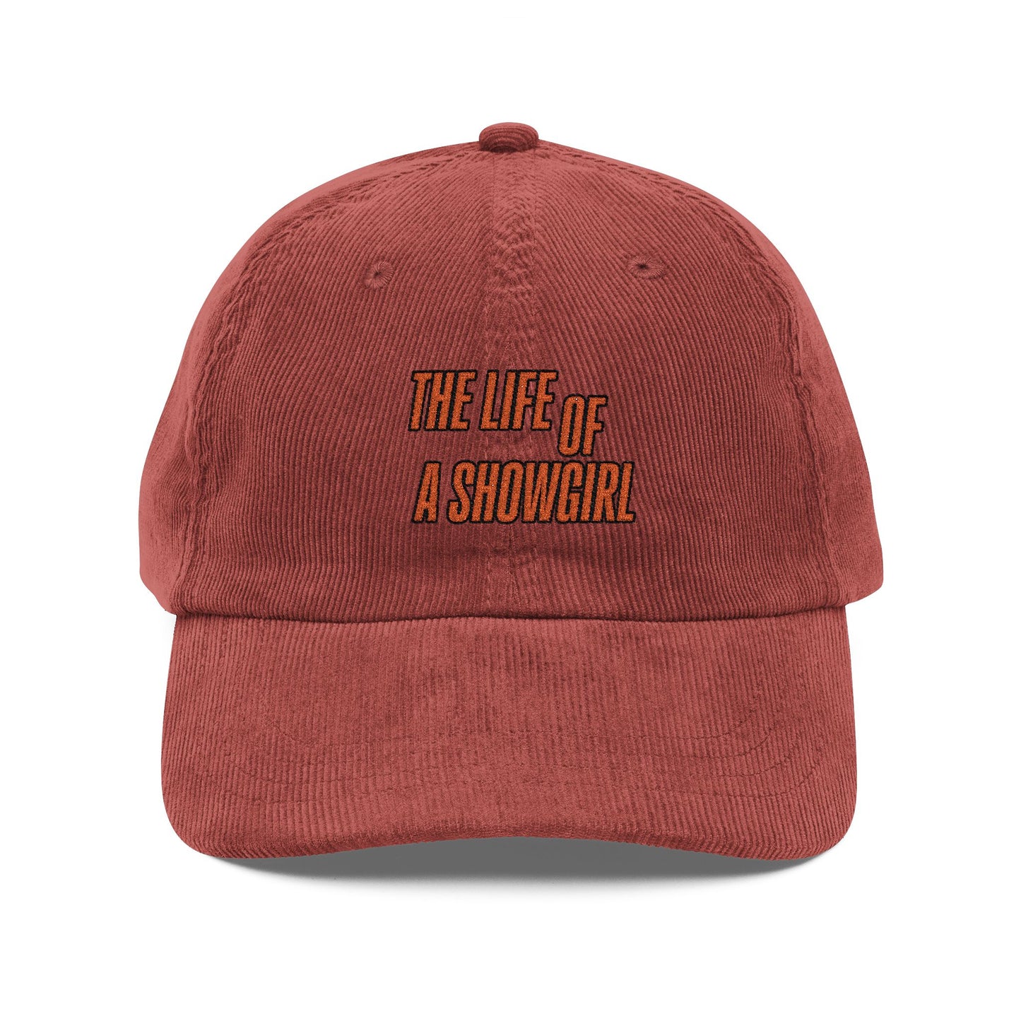 Vintage Embroidered Corduroy Cap