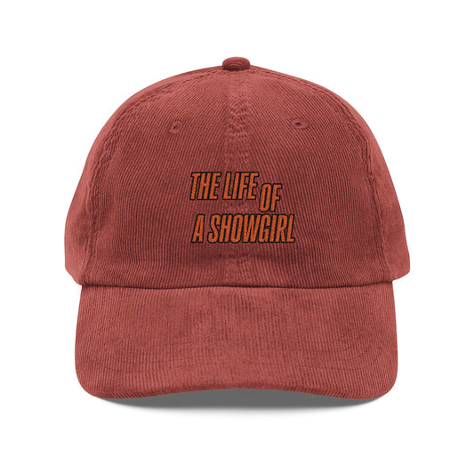 Vintage Embroidered Corduroy Cap