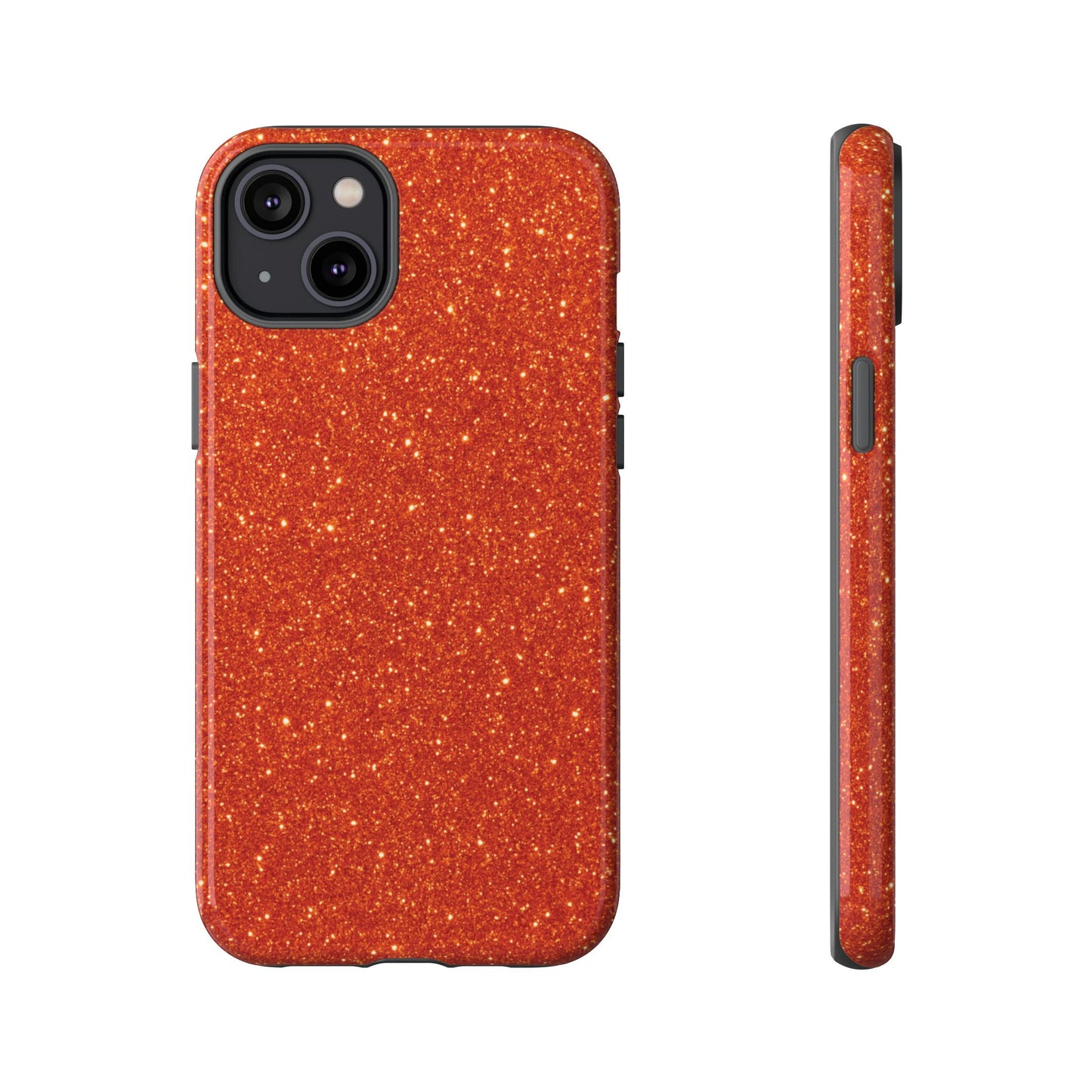 Portofino Orange Glitter Case