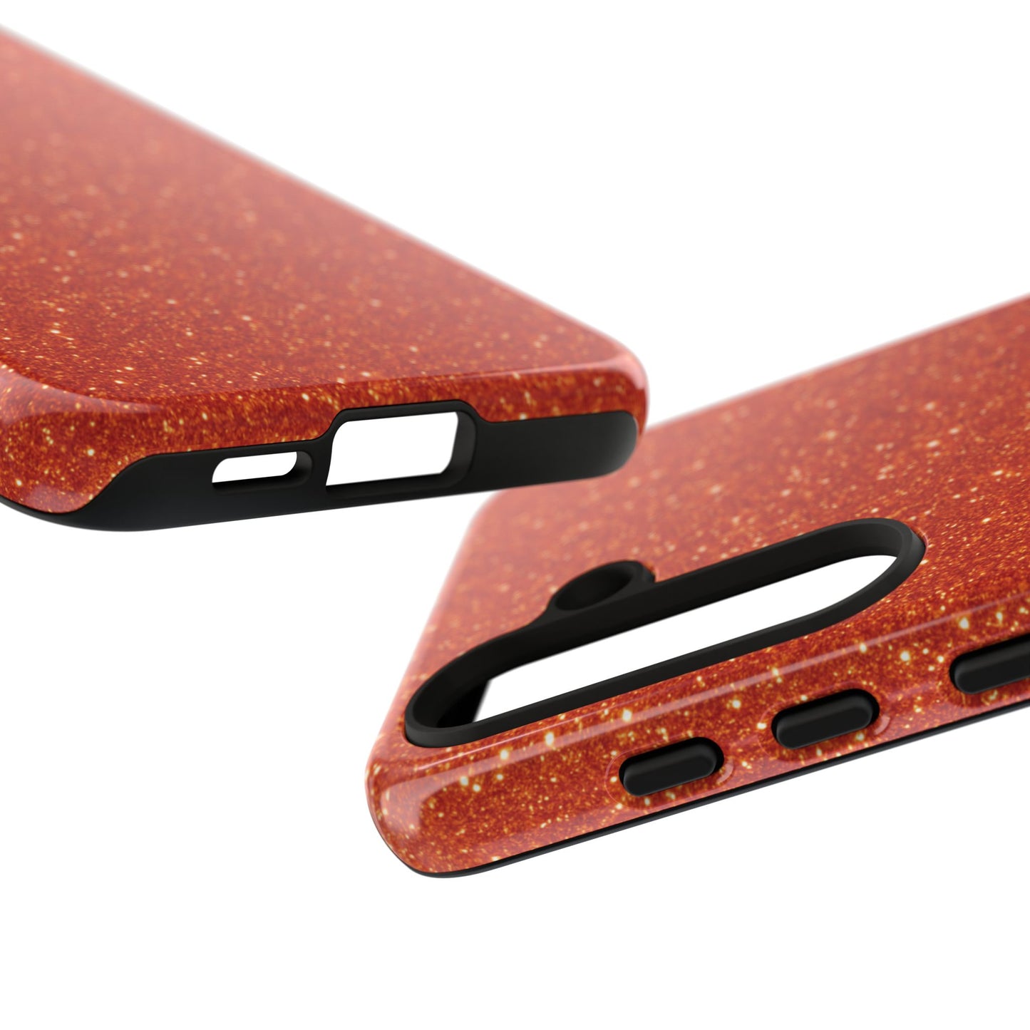 Portofino Orange Glitter Case