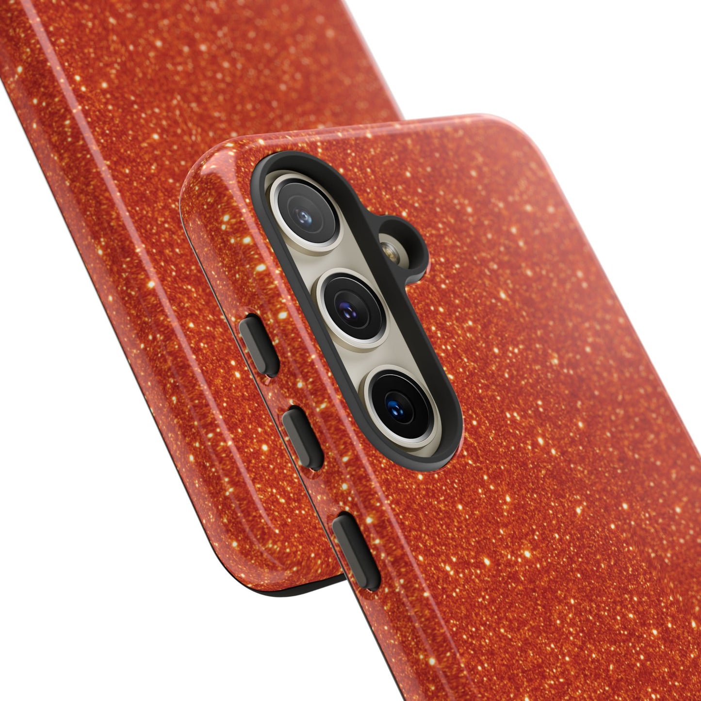 Portofino Orange Glitter Case